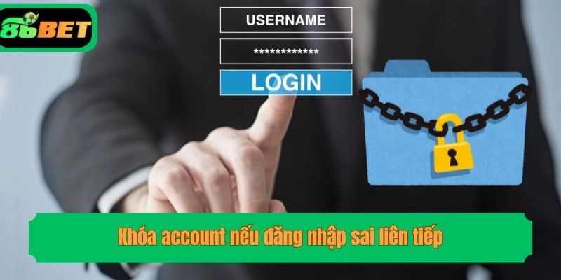 Khóa account nếu đăng nhập sai liên tiếp