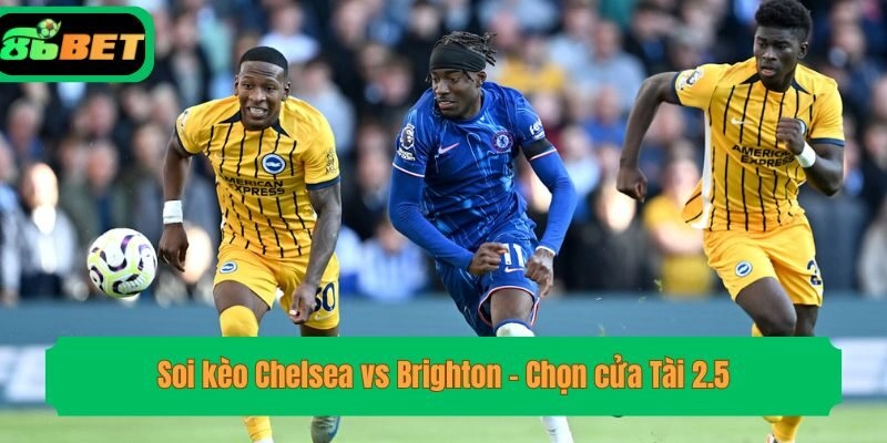 Soi kèo Chelsea vs Brighton - Chọn cửa Tài 2.5
