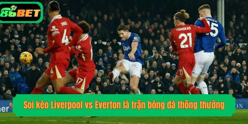 Soi kèo Liverpool vs Everton là trận bóng đá thông thường